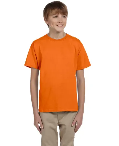 3931B Fruit of the Loom Youth 5.6 oz. Heavy Cotton TENNESSEE ORANGE front view