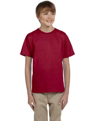 3931B Fruit of the Loom Youth 5.6 oz. Heavy Cotton CARDINAL front view