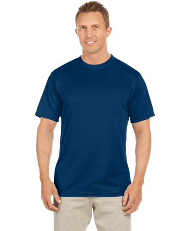 790 Augusta Mens Wicking Tee  in Navy front view