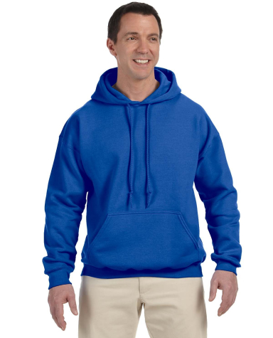 12500 Gildan 9.3 oz. Ultra Blend® 50/50 Hood in Royal front view