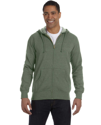 econscious EC5680 Men's 7 oz. Organic/Recycled Hea in Military green front view