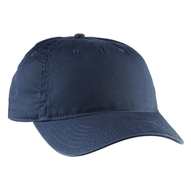 econscious EC7087 Twill 5-Panel Unstructured Hat in Pacific front view