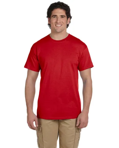 2000T Gildan Tall 6.1 oz. Ultra Cotton T-Shirt in Red front view