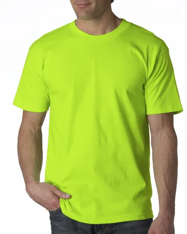 Bayside BA5100 Adult Adult Short-Sleeve Tee in Lime green front view