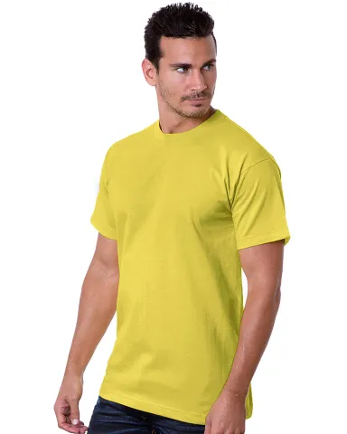 Bayside BA5100 Adult Adult Short-Sleeve Tee in Pacific yellow front view
