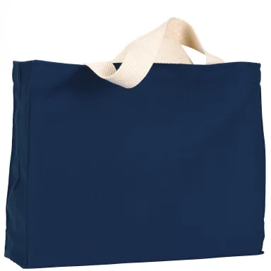 Bayside BA750 Medium Gusset Tote in Navy front view
