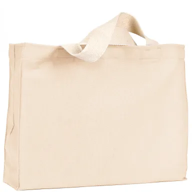 Bayside BA750 Medium Gusset Tote in Natural front view