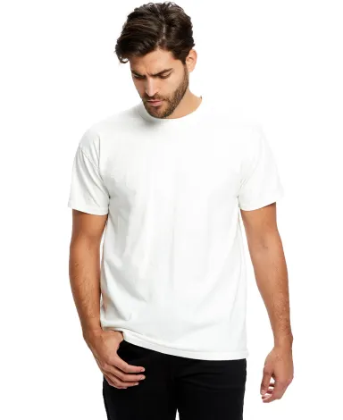 Men's Vintage Fit Heavyweight Cotton T-Shirt in Off white front view