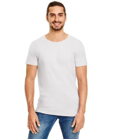 5624 Short Sleeve Long and Lean Tee SILVER front view