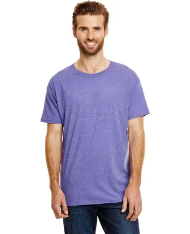 Hanes 42TB X-Temp Triblend T-Shirt with Fresh IQ o in Grape triblend front view