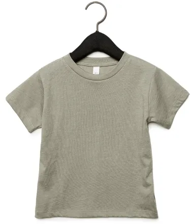 Bella + Canvas 3001T Toddler Tee in Heather stone front view