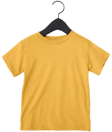 Bella + Canvas 3001T Toddler Tee in Hthr yllow gold front view