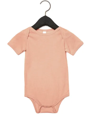 134B Bella + Canvas Baby Triblend Short Sleeve One in Peach triblend front view