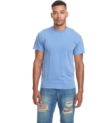 184 7410 Inspired Dye Crew in Peri blue front view