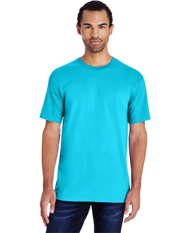 51 H000 Hammer Short Sleeve T-Shirt in Lagoon blue front view