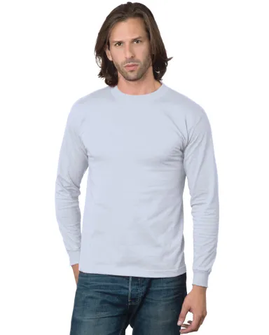 301 2955 Union-Made Long Sleeve T-Shirt in Ash front view