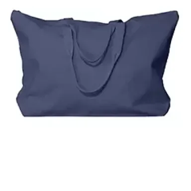 Liberty Bags 8863 10 Ounce Cotton Canvas Tote with NAVY front view