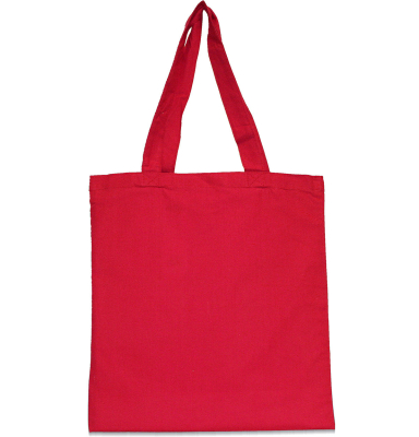 Liberty Bags 9860 Amy Cotton Canvas Tote in Red front view