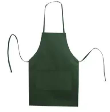 Liberty Bags 5502 Adjustable Neck Loop Apron FOREST GREEN front view