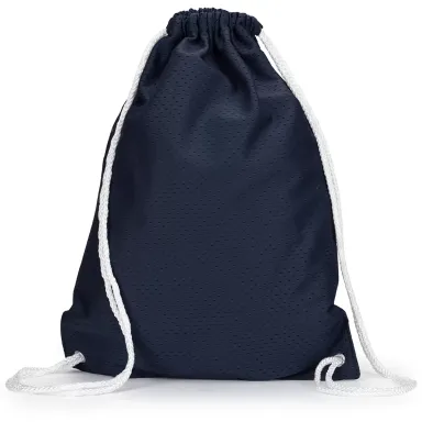 Liberty Bags 8895 Jersey Mesh Drawstring Backpack NAVY front view
