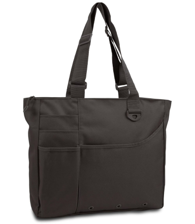 Liberty Bags 8811 Super Feature Tote BLACK front view