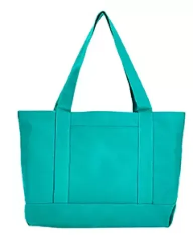Liberty Bags 8870 Pigment Dyed Premium 12 Ounce Ca SEAFOAM GREEN front view