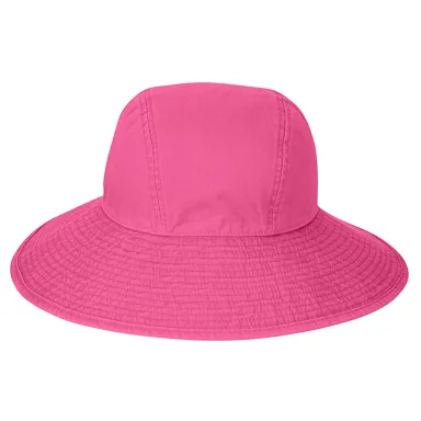 Ladies' Sea Breeze Floppy Hat in Hot pink front view