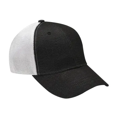 Knockout Cap in Black/ white front view