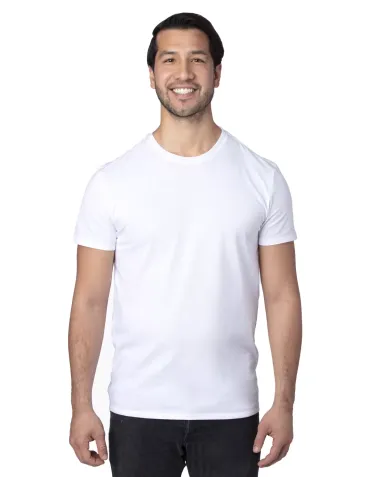 Threadfast Apparel 100A Unisex Ultimate T-Shirt WHITE front view