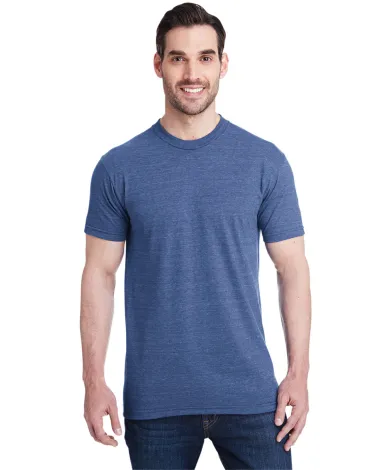 Bayside Apparel 5710 Unisex Triblend T-Shirt in Tri denim front view