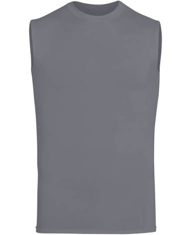 Augusta Sportswear 2603 Youth Hyperform Sleeveless in Graphite front view
