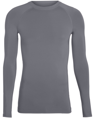 Augusta Sportswear 2604 Hyperform Compression Long in Graphite front view