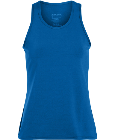 Augusta Sportswear 1202 Women's Solid Racerback Ta in Royal front view