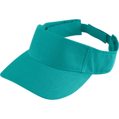 Augusta Sportswear 6225 Sport Twill Visor in Teal front view