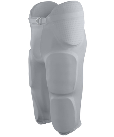 Augusta Sportswear 9600 Gridiron Integrated Footba in Silver grey front view