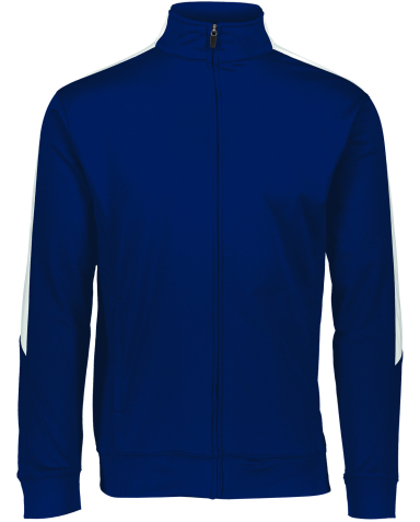 Augusta Sportswear 4395 Medalist Jacket 2.0 in Navy/ white front view