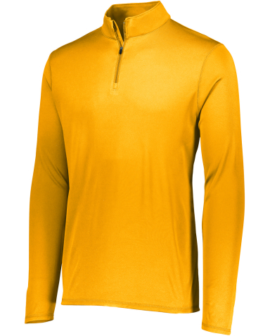 Augusta Sportswear 2785 Attain Quarter-Zip Pullove in Gold front view