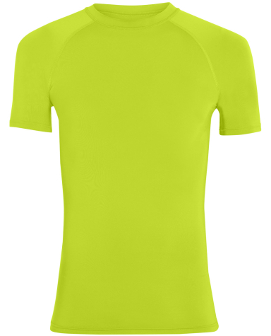 Augusta Sportswear 2601 Youth Hyperform Compressio in Lime front view