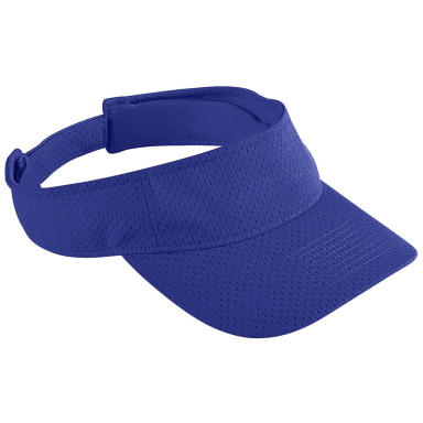 Augusta Sportswear 6227 Athletic Mesh Visor in Purple front view