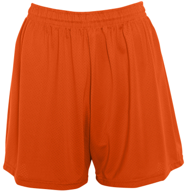 Augusta Sportswear 1292 Women's Inferno Short in Orange front view