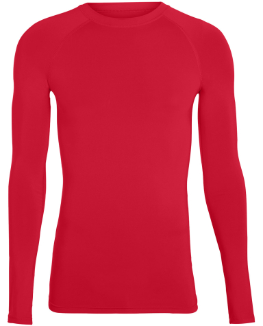 Augusta Sportswear 2605 Youth Hyperform Compressio in Red front view