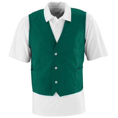 Augusta Sportswear 2145 Vest in Dark green front view