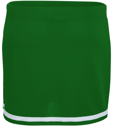 Augusta Sportswear 9125 Women's Energy Skirt in Dark green/white front view