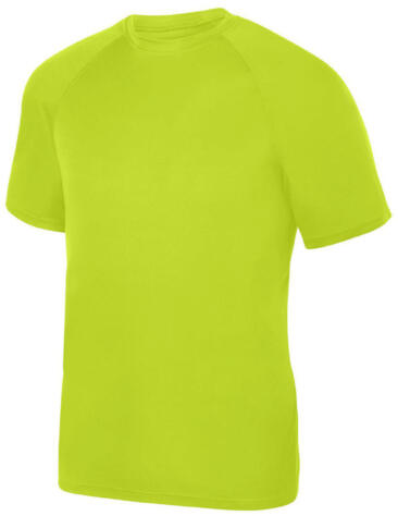 Augusta Sportswear 2790 Attain Wicking Shirt in Lime front view