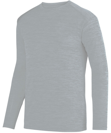 Augusta Sportswear 2903 Shadow Tonal Heather Long  in Silver front view