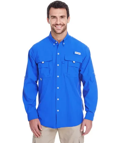 Columbia Sportswear 101162 Bahama™ II Long Sleev VIVID BLUE front view