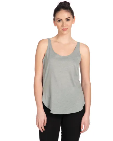 Next Level Apparel 5033 Women's Festival Tank in Heather gray front view