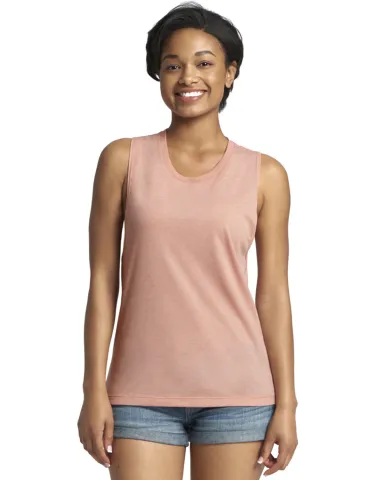 Next Level Apparel 5013 Women's Festival Muscle Ta in Desert pink front view