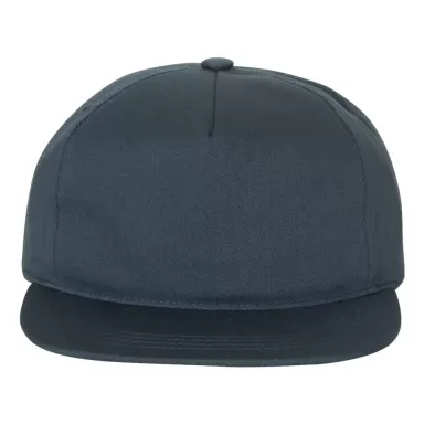 Yupoong-Flex Fit 6502 Unstructured Five-Panel Snap NAVY front view