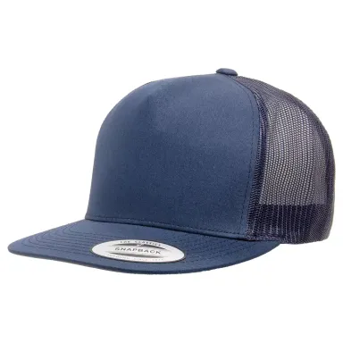 Yupoong-Flex Fit 6006 Five-Panel Classic Trucker C NAVY front view